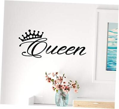 #ad #ad Vinyl Wall Decal Stickers Bedroom Decor Words Queen S 22.5 in x 9 in Black $26.99