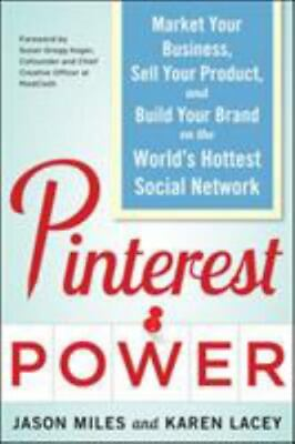 #ad Pinterest Power: Market Your Business Sel paperback 0071805567 Jason G Miles $4.46