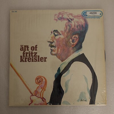 #ad Fritz Kresisler The Art Of Fritz Kresisler w Shrink LP Vinyl Record Album $5.77