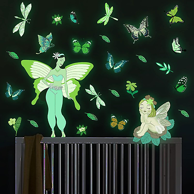 #ad #ad Kids Luminous Cartoon Wall Stickers Baby Nursery Children Decoration Decals Flor $15.67