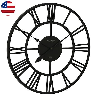 #ad 30quot; Large Roman Numerals Skeleton Wall Clock Big Giant Open Face Round Home $27.79