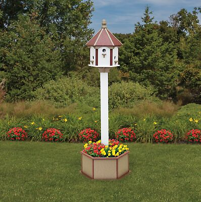 #ad #ad 6 ROOM CLASSIC BIRDHOUSE Amish Handmade Weatherproof Recycled Poly $357.99