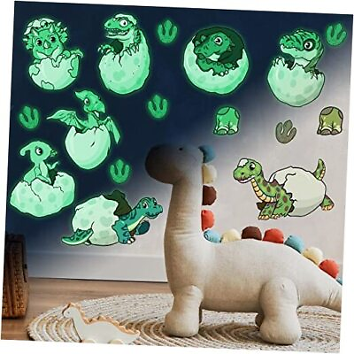 #ad Dinosaur Wall Decals for Boys Girls Room Glow in The Dark Stickers BABY DINO $24.25