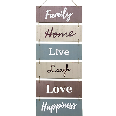 #ad Wall Décor Sign Welcome Vertical Wall Art Decorations Rustic Home Accessories $21.97