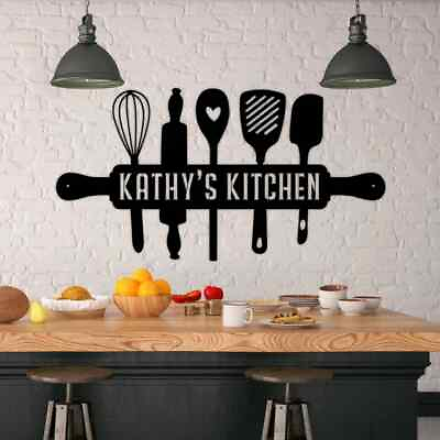 #ad Wall Art Home Decor Metal Acrylic 3D Silhouette Poster USA Sign for Kitchen $87.99