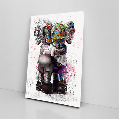 #ad #ad Cartoon Dolls Figure Wall Art Canvas Poster Ready To Hang Pop Art Living Decor $287.92