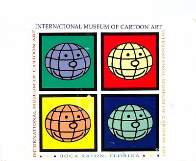 #ad International Museum of Cartoon Art Miami Fl Continental Size Postcard $7.99