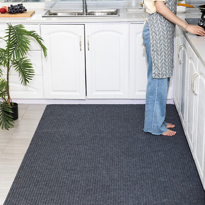 #ad Kitchen Floor Mat Set Anti Slip Quick Drying Carpet High Absorbent Long Rug Mat $50.43