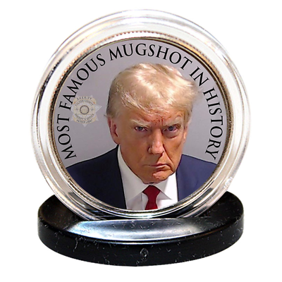 #ad Trump Mugshot Authentic JFK Half Dollar $19.99