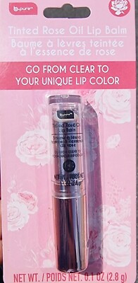 #ad NIB b pure Tinted Rose Oil Lip Balm Dollar Tree tiktok famous PH adapting $12.99