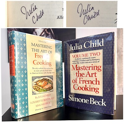 #ad Mastering the Art of French Cooking TWO SIGNED 1ST EDITIONS Julia Child 1961 $2795.00
