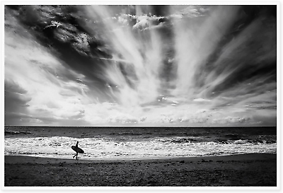 #ad #ad Canvas Prints Wall Art for Home and Office Wall Decoration Black and White Beach $21.13