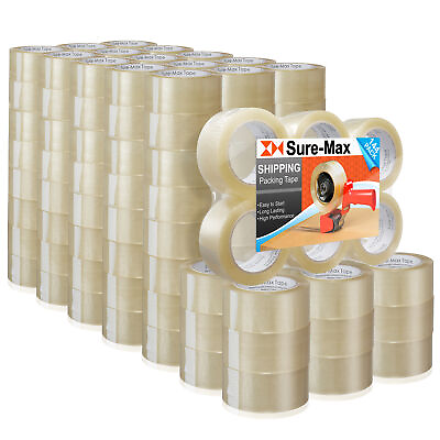 #ad 144 Rolls Clear Carton Sealing Packing Tape Shipping 1.8 mil 2quot; x 110 Yards $169.99