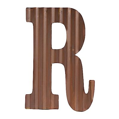 #ad 12quot; Metal Letters for Wall Decor Corrugatedusty Lettersustic Hanging Wall R $20.23