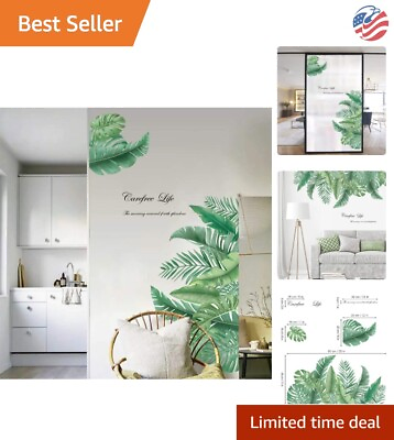 #ad #ad Effortless Palm Tree Leaf Wall Decals Versatile Stickers Bedroom Living Room $23.99