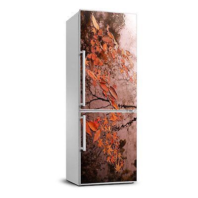 3D Art Refrigerator Wall Kitchen Removable Sticker Magnet Flowers Autumn leaves $60.95