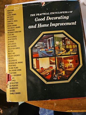 #ad one Vintage Home Improvement Books good decorating $5.50