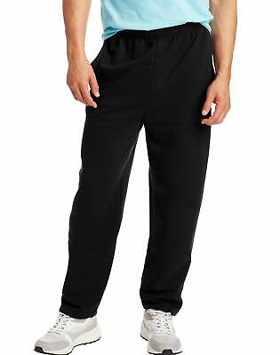 Hanes Men Fleece Sweatpants w pockets ComfortSoft EcoSmart Low pill High Stitch $13.00