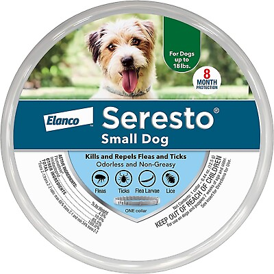 #ad #ad New Seresto Flea and Tick Collar for Small Dogs 8 month Flea up to 18 pounds $14.99