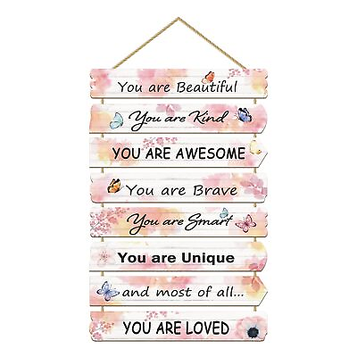 #ad Girls Room Decor Butterfly Wall Decor for Girls Bedroom Inspirational Wall Ar... $21.99