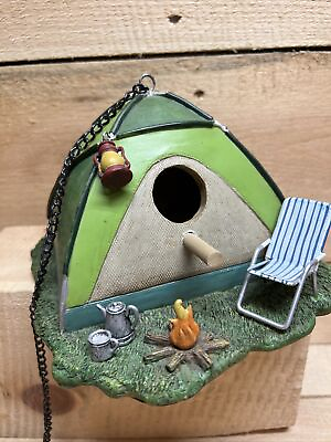 #ad Outdoor Birdhouse Camping Theme: Displayed Never Used $19.99
