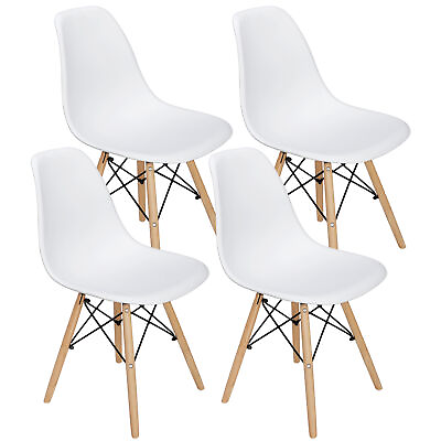 #ad 4pcs Dining Chair Mid Century Modern for Kitchen Dining Bedroom Living Room $67.58