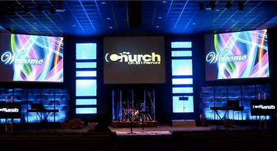 #ad LED video wall background wall for church DJ Disco outdoor P3.91 pixel pitch $780.00