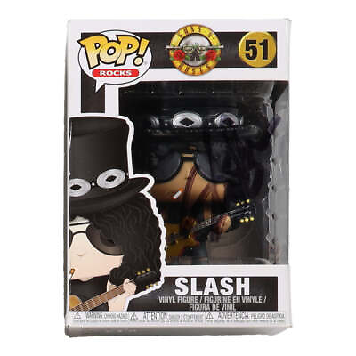 #ad Slash Signed quot;Guns N Rosesquot; #51 Slash Funko Pop Vinyl Figure PSA $413.00