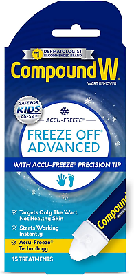 #ad Compound W Freeze Off Advanced Wart Remover with Accu Freeze Multicolor 1 $7.25