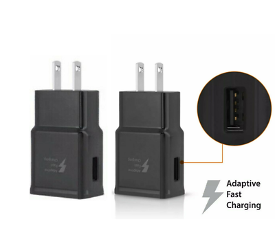 2 Pack Fast Charger Adapter USB Home Wall For Apple iPhone 6 7 8 X XS 11 Black $8.98