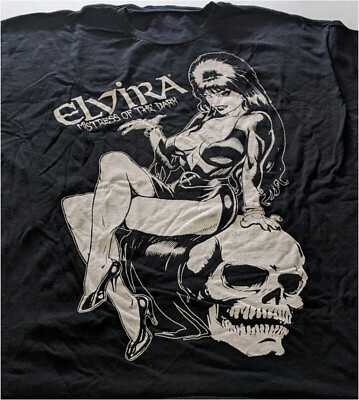 #ad Elvira Mistress Of The Dark 90s Vintage Graphic Shirt AN31993 $24.99