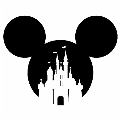 Mickey Mouse Disney Magic Castle Toddler Bedroom Wall Art Decor Decal Sticker $11.99