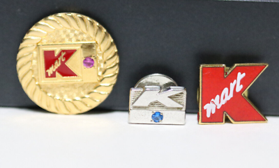 #ad Vintage Kmart Department Store Employee Badge Service Pin 10 5 Yrs Kmart Logo $34.99