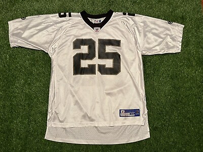 #ad #ad New Orleans Saints Reebok Vintage On Field Silver Reggie Bush Jersey Mens XL $24.99