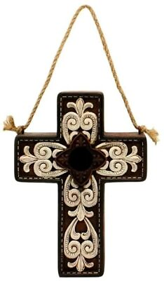 #ad Western Moments Decor Scrolled Cross Birdhouse $18.99