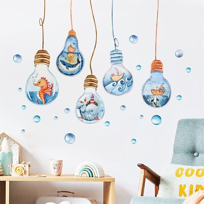 #ad #ad Seabed Animals Removable Wall Stickers for Bedroom and Living Room Decoration $8.90