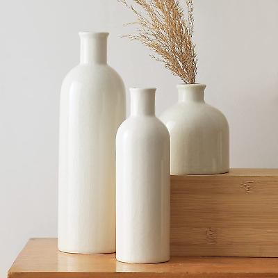 #ad Rustic Home Decor Entry Table Decor Ceramic Vases $24.00