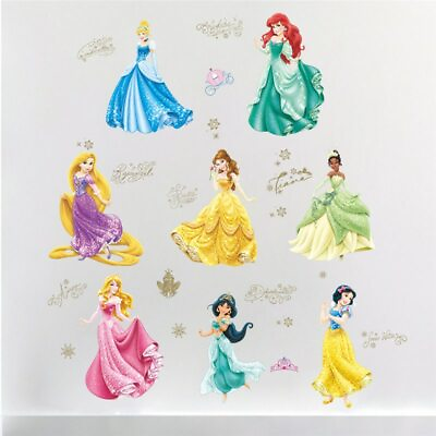 #ad Princess castle 45*60cm wall stickers for Girls rooms home pvc decor cartoon $8.75