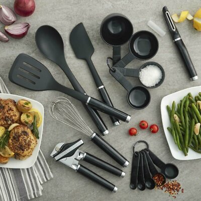 #ad New KitchenAid Black Utensils amp; Gadgets Each Item Sold Separately $24.00