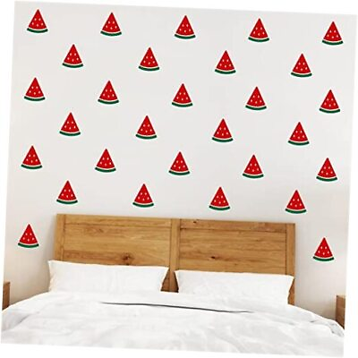 #ad #ad Fruit of Watermelon Wall Decor Stickers for Kids Room Girls Bedroom Wall Red $26.81