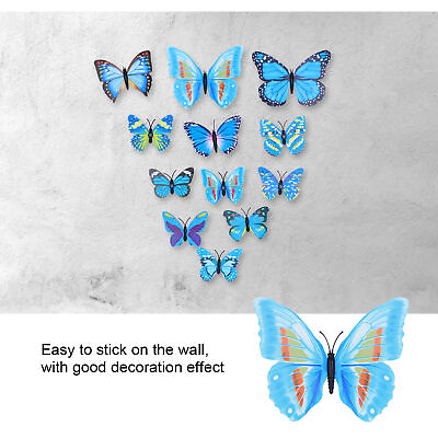 #ad 12Pcs Decals 3‑Dimensional Wall Stickers Living Room Wall AOS $7.68