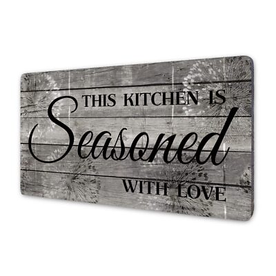 #ad Rustic Kitchen Decorations Wall Art Farmhouse Kitchen Decor This Kitchen is ... $28.59