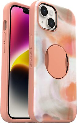 #ad iPhone 14 and iPhone 13 OtterGrip Symmetry Series Case PEACHES Orange built $53.47