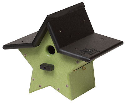 #ad #ad HANGING 3D STAR BIRDHOUSE 100% Recycled Weatherproof Poly Amish USA Handmade $69.97