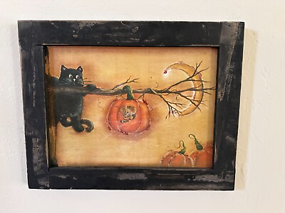 #ad Halloween Decor Wall Art Hanging Picture $19.99