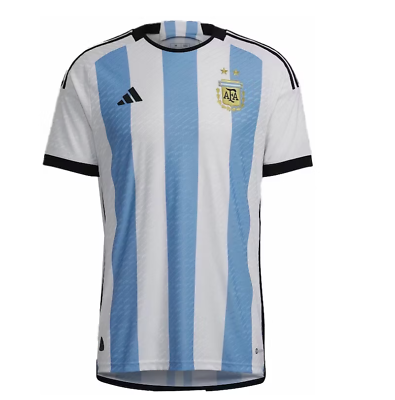 #ad Adidas Argentina Jersey Home Men#x27;s Authentic Soccer HF2158 White Blue slim fit $59.00