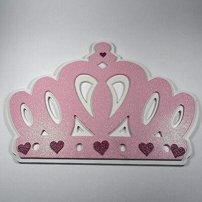 #ad #ad Princess Room Decor For Girls Large Pink Crown Bedroom Wall Decoration $12.59
