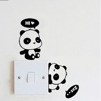 #ad Removable Cute Cat Switch Sticker Black Art Decal Wall Poster Vinyl Home Decor#r $0.99