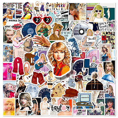 #ad #ad 100 Piece Taylor Swift Stickers Party Favors Water Bottle Decor Music $5.99