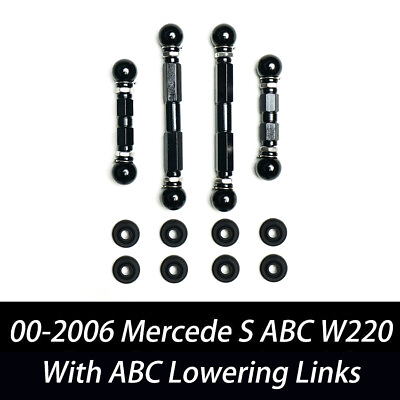 #ad FOR MERCEDES S CLASS S600 S55 W220 ABC ADJUSTABLE LOWERING KIT LINKS SUSPENSION $129.99